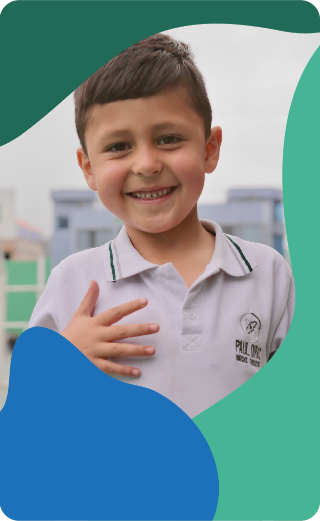 Se parte de nuestro grupo de estudiantes de Preescolar, se parte de Unidad Educativa Paul Dirac